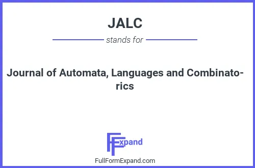 Full form of JALC