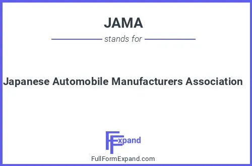 Full form of JAMA