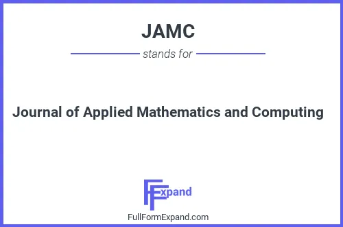 Full form of JAMC