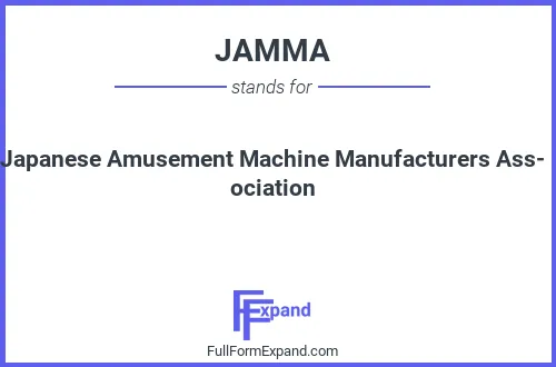 Full form of JAMMA