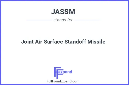 Full form of JASSM