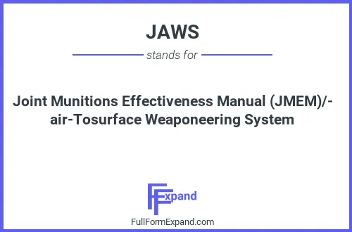 Full form of JAWS