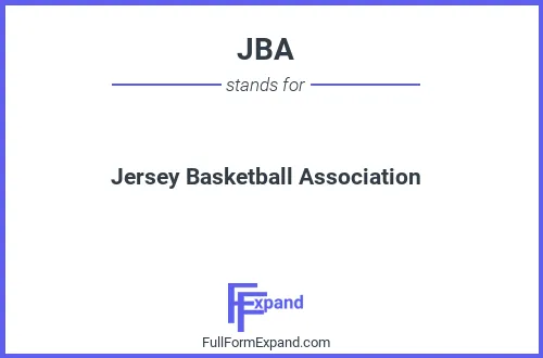 Full form of JBA