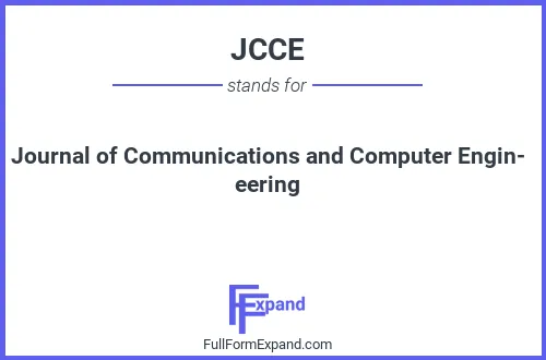 Full form of JCCE