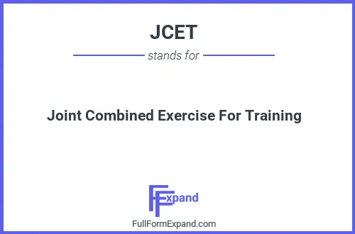 Full form of JCET