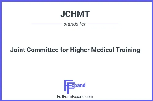 Full form of JCHMT