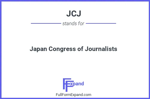 Full form of JCJ