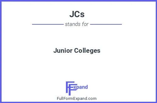 Full form of JCs