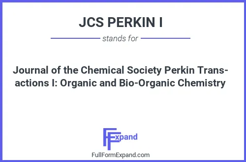 Full form of JCS PERKIN I
