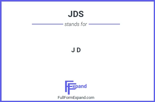 Full form of JDS