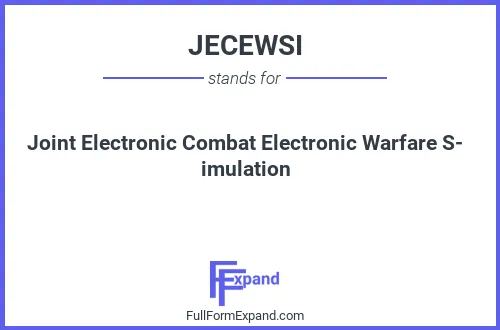 Full form of JECEWSI