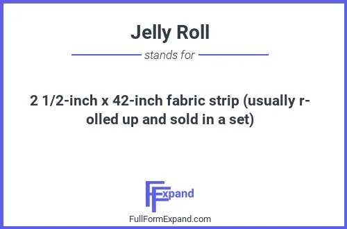 Full form of Jelly Roll