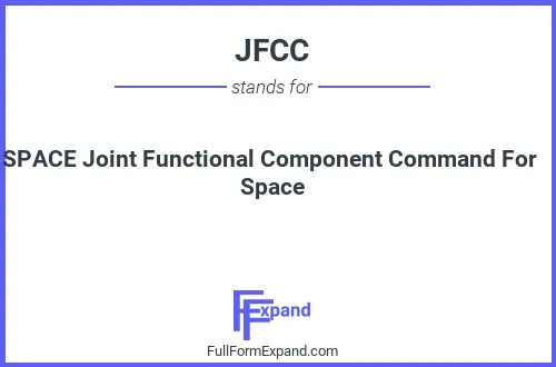 Full form of JFCC