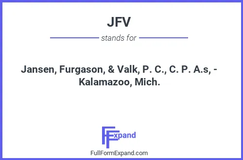 Full form of JFV