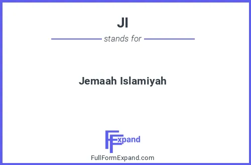 Full form of JI