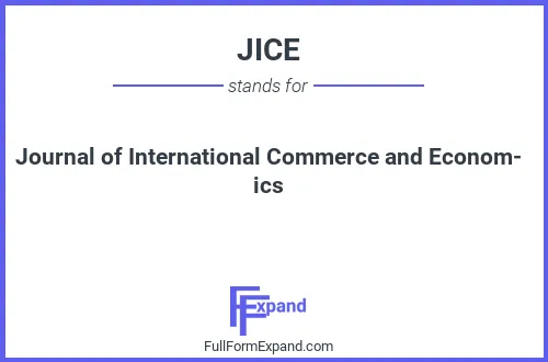 Full form of JICE