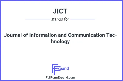 Full form of JICT