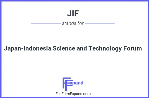 Full form of JIF