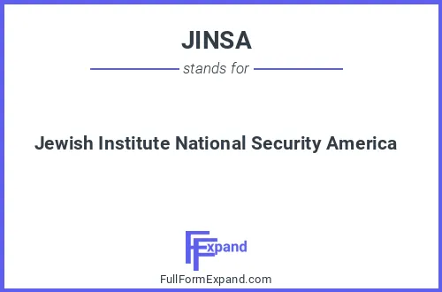Full form of JINSA