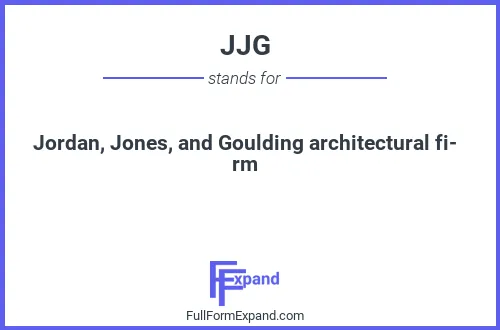 Full form of JJG