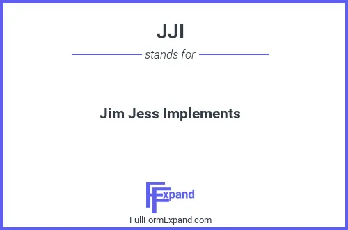 Full form of JJI