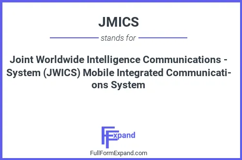 Full form of JMICS