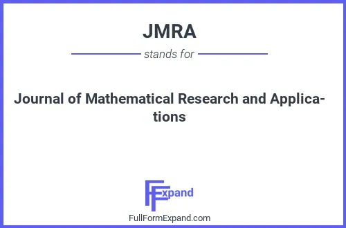 Full form of JMRA