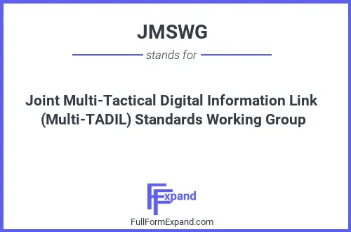 Full form of JMSWG