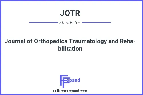 Full form of JOTR