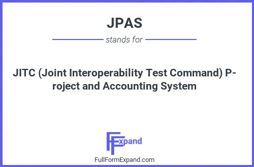 Full form of JPAS