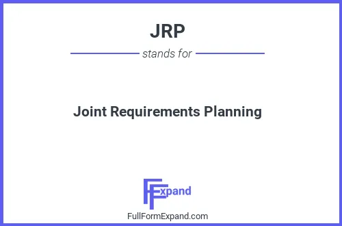 Full form of JRP