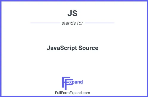 Full form of JS