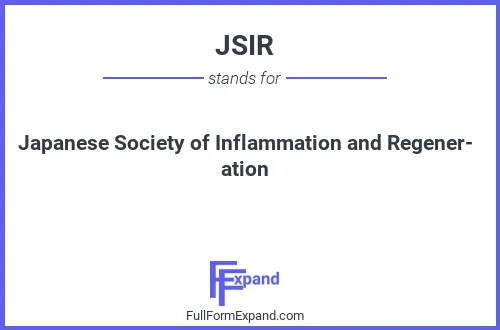 Full form of JSIR