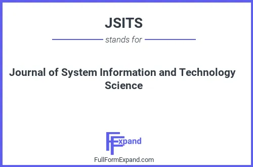 Full form of JSITS