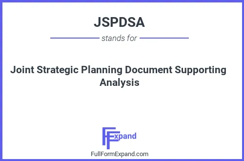 Full form of JSPDSA