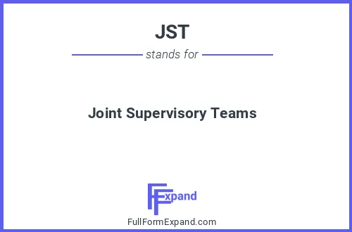 Full form of JST