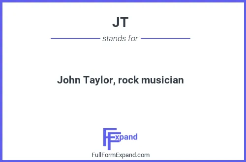 Full form of JT