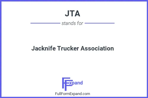 Full form of JTA