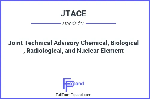 Full form of JTACE