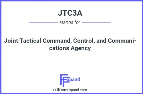 Full form of JTC3A