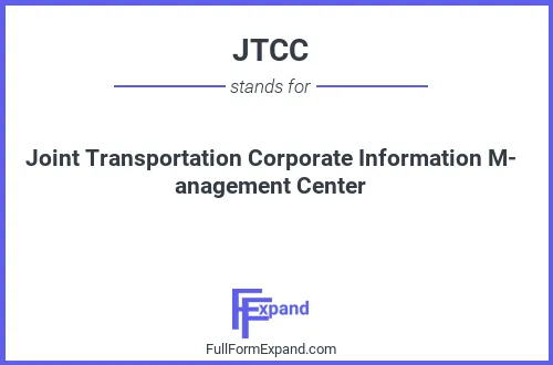 Full form of JTCC