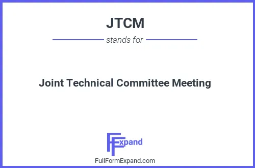 Full form of JTCM