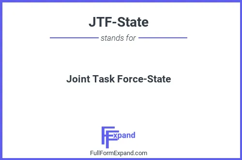 Full form of JTF-State