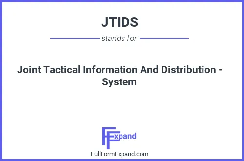 Full form of JTIDS