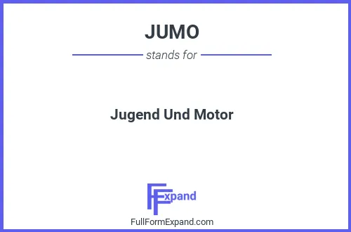 Full form of JUMO