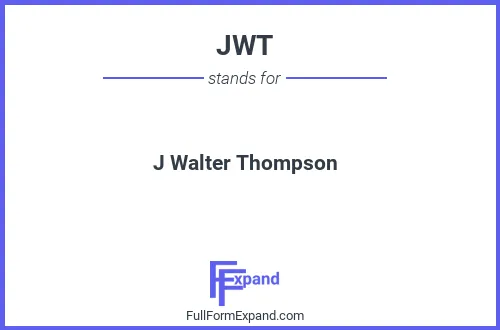Full form of JWT