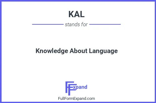Full form of KAL