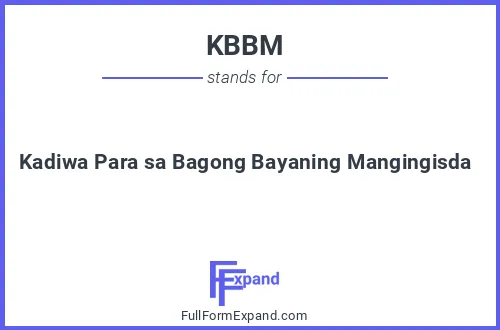 Full form of KBBM