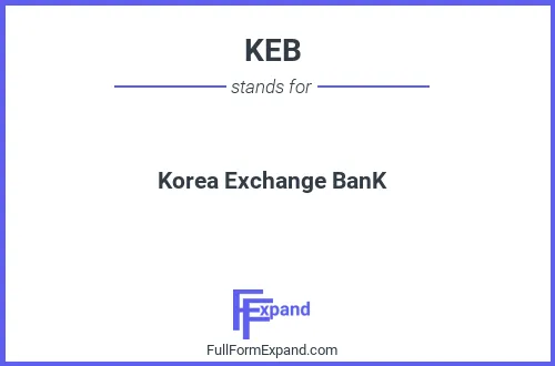 Full form of KEB