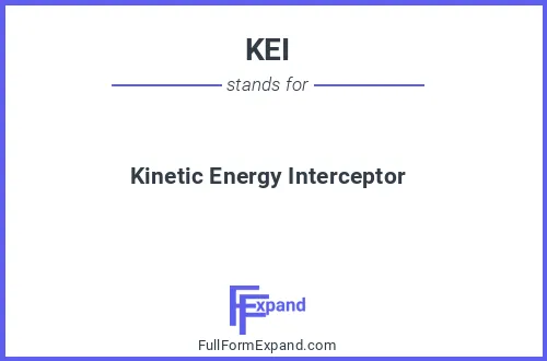 Full form of KEI